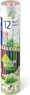 STAEDTLER 185 MD12 Noris colour coloured pencils, cylindrical tin of 12 colours,185 ST