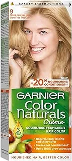 Garnier Color Naturals Permanent Hair Color, 9.0 Extra Light Blonde