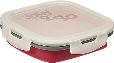 JWP Good 2 Go Square Expandable Container, 800 Ml Red G35001