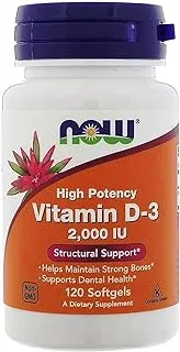 Now Foods Vitamin D-3 2000iu, 120 Softgels