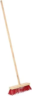 Royal Apex Sweeping Brush with Stick Head Stiff Bristle Hard Outdoor Broom Garden Yard Sweeper 30 cm