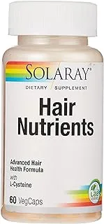 Solaray Hair Nutrient, 60 Vegetable Capsules