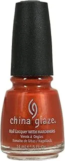 China Glaze nail lacquer with hardeners - 14 ml, free love - red