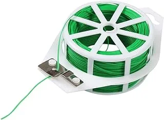 Metermall Plant Twist Tie With Cutter REUsable Wire Cable Slicer For Home Office Gardening 100 Metres