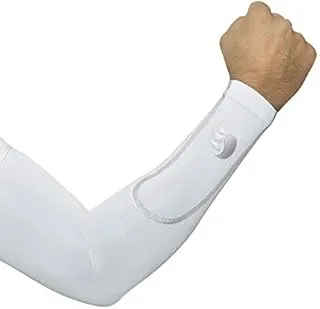 DSC Compression Arm Sleeve Size-Large (White)