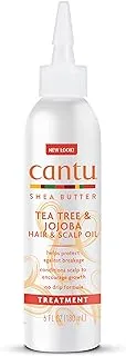 Cantu Shea Butter Tea Tree & Jojoba Hair & Scalp Oil, 6oz (180ml)