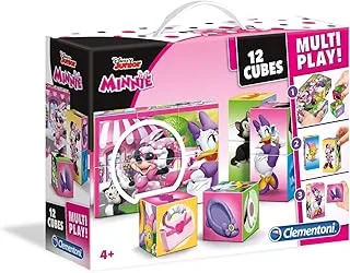 Clementoni - multi play cubes disney minnie happy helpers - 12 pieces