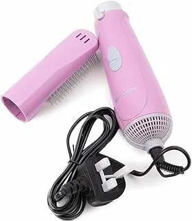 Olsenmark 750W 2-in-1 Hair Styler, Volumizer – Hot Air Brush with 2 Speeds Settings, Overheat Protection, Hanging Hole – Multi-Functional Salon Hair Styler, Curler & Comb