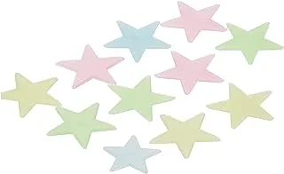 Bluelans 3D Glow in the Dark Stars Ceiling Wall Stickers 3.8cm (Colorful)