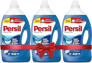 Persil Power Gel Liquid Laundry Detergent, With Deep Clean Technology,For Top Loading Washing Machines , Pack of Three, 3x 4.8 L