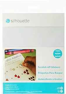 Silhouette Sticker Scratch Off Printable 8.5x11