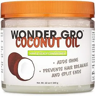 WONDER GRO COCONUT OIL H&S CONDITIONER CREAM 12 OZ