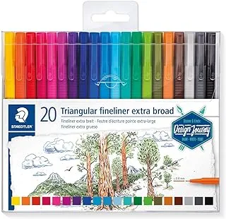 Staedtler 338 TB20-CST Broadliner Pens, Multicoloured