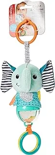 Infantino Light Chime Sensory Rattle |Stroller & High Chair Toys|Baby Soft PlUSh Toys|