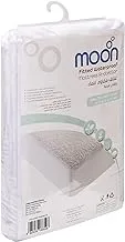 Moon Premium 100٪ قطن تيري ، شرشف واقي مرتبة مقاوم للماء مسامي مع تنورة - قابل للغسل في الغسالة 140X70X12 سم