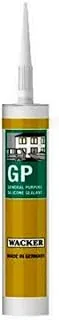 Wacker Germany Silicone Sealant General Purpose GP Brown 280ml, Renovation Work and Repairing Bonding and Gap Filling, Sealing Of Connection and Expansion Joints Indoor and Outdoor