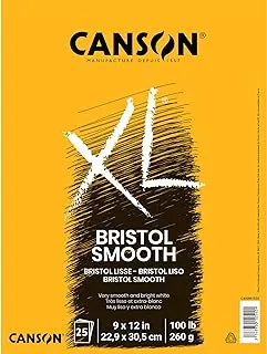 Canson XL BRISTL SMOOTH 9X12 FO (6)