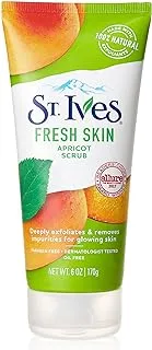 ST. Ives Fresh Skin Apricot Scrub Deeply Exfoliates for glowing skin 6 oz, 170g