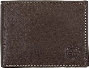 Timberland Men's Sportz Quad Leather Passcase Wallet, 3 H x 4 L Inches