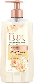 Lux Perfumed Hand Wash, for all skin types, Velvet Jasmine, glycerin enriched liquid soap, 250ml