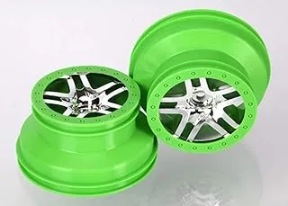 Traxxas Sct Split-Spoke Wheels Set, Green, 6872X, 2 Pcs