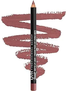 NYX PROFESSIONAL MAKEUP Suede Matte Lip Liner, Whipped Caviar 25