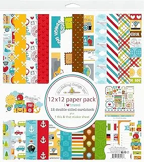 Doodlebug I Heart Travel Paper Pack 12x12