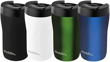 Aladdin Latte Leak-Lock Mugs in CDU Tray, 0.25 liter Capacity, Assorted Colours