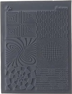 Lisa Pavelka Polymer Clay Art Supplies (Style #187) - Rubber Mold Crafting Texture Stamp - Illusionary