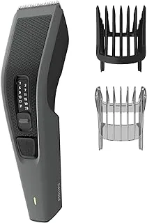 Philips Hairclipper series 3000 آلة قص الشعر HC3525 / 15 ، أسود ، رمادي