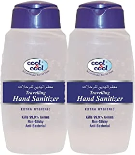 Cool & Cool Travelling Hand Sanitizer 250Ml Twin Pack