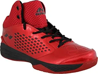 Nivia Warrior Men's PU Synthetic Leather Basketball Shoes, Medium