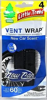 Little Trees Car Air Freshener/Vent Wrap Provides Long Lasting Scent/New Scent