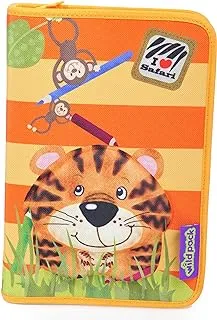 okiedog Tiger Wildpack Pencil Case, Multi-Colour, 80140