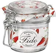 B/Rocco Fido Clip Jar 200 Ml Clear