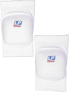 LP Support 609 Padded Knee Guard Pair, One Size, White