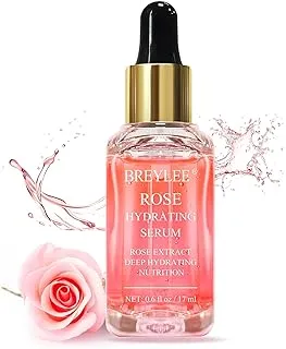 Breylee Rose Face Serum, Hydrating Serum Moisturizing With Hyaluronic Acid Alcohol Free Facial (17 Ml, 0.6Fl Oz)