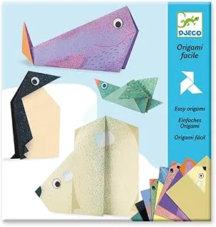 Djeco Polar Animals Origami Paper