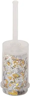 Unique Party Unique Confetti Push Popper Foil , Gold, Silver, One Size, 63596