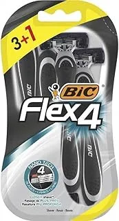 Bic Male Shaver Flex4 Comfort Blister, 4 Pieces