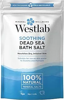 Westlab 100% Pure Soothing Dead Sea Salt, 1 Kg