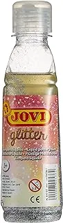 Jovi Liquid Poster Paint 250Cc Glitter Silver, 517, 0.25 Liters