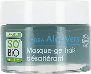 So Bio Etic Hydra Aloe Vera Fresh Thirst-Quenching Gel Mask, 50ml | Suitable for all skin types