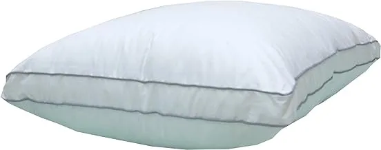 Hotel Linen Klub DEYARCO Soft Comfort 233TC Cotton Down Proof Pillow Double Piping, 50 x 75 + 4 cm, White