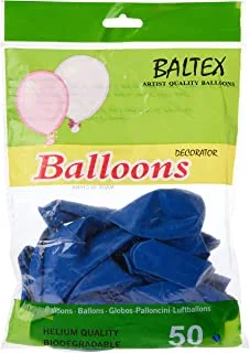 Blue Matt Helium Quality Latex Balloon Pack of 20 for Birthday Party Decorations, Baby Shower Decorations, Bachelorette Party decorations, etc