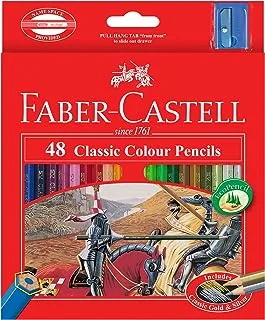 Faber-Castell Classic Colour Pencils 48 Colour In A Cardboard Box