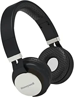 Honeywell Suono P10 Bluetooth V5.0 Wireless On Ear Headphone with mic, 10H Playtime, 40mm Drivers, 3.5mm AUX, Padded Ear Cushions, Integrated Controls, Deep Bass, IPX4, Voice Assistant Enabled