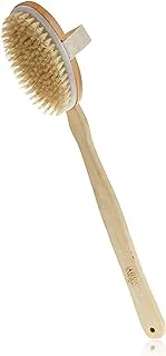 AQUA MASSAGE Natural Bristle Brush W/Wooden Handle, 975