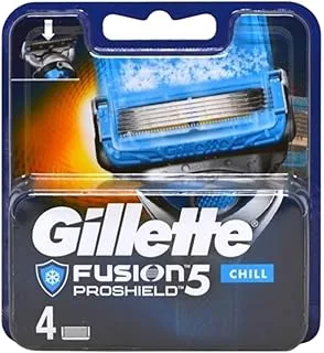 Gillette ProShield5 Chill Blade refills , 4 Count