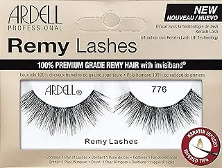 Ardell Professional Remy Lashes, Grade Remy Hair, Extra Curl and Volume, A Permium Eyslash Collection, #776,Black